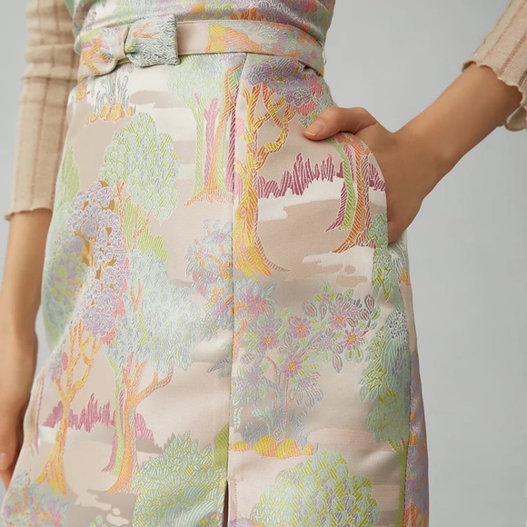 NWT Mauve Anthropologie bow mini dress - Picture 4 of 5